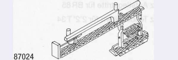 Weinert 87024 - Führerhausaufstiegstritte BR80