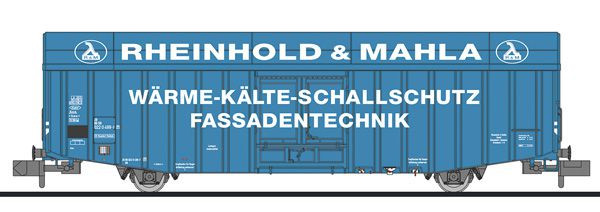 Liliput 265813 - DB Großraumgüterwagen Hbbks mittellange ausführung Ep.4, "Rheinhold & Mahla"