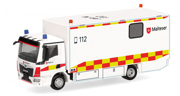 Herpa 098809 - MAN TGL CC Koffer-LKW Maltese