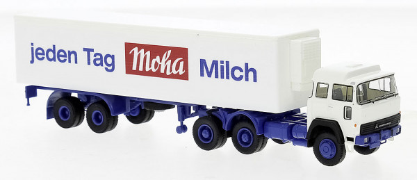 Brekina 83278 - Magirus 3-Achs-SZM mit Auflieger "Moha"