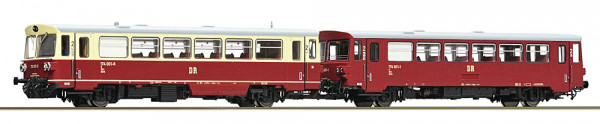 Roco 7790006 - DR Dieseltriebwagen BR 174 001-8 + Beiwagen Ep.4, DCC + Sound