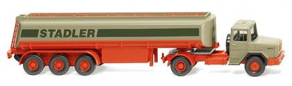 Wiking 078006- Magirus Deutz Tanksattelzug "Stadler" Bj.1970-78