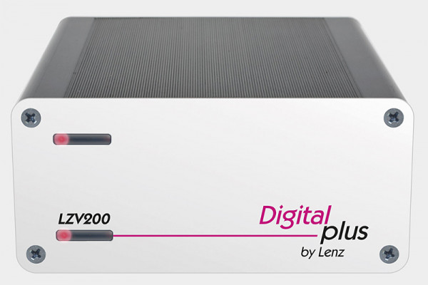 Lenz 20200 - Zentrale LZV200, Abmessungen: 120 x 55 x 120 mm