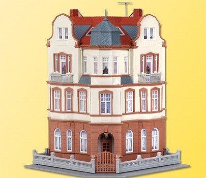 Kibri 39100 - Eckhaus Diplomatenvilla in Bonn 13,5x13,5x18 cm Gebäudewinkel 90°