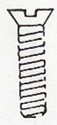 Weinert 2161 - Schraube M1,4x8mm DIN963 10St