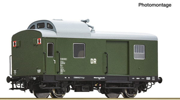 Roco 6610413 - DR Packwagen D65 DR DCC + Innenbel. und Schlusslicht E3