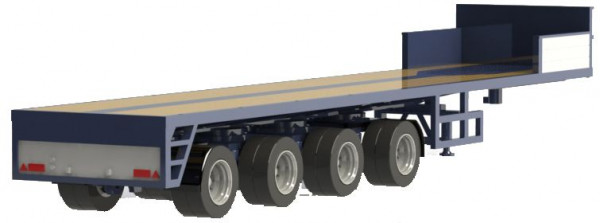 VK 02482 - Ballast-Trailer4achsig, WASEL