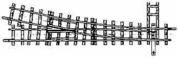 Bemo 4010000 - 12° Weiche rechts 147 mm R 515 mm