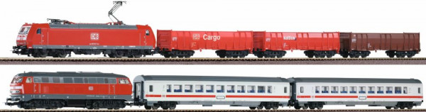 Piko 59014 - PSCwlan 2-Zug S-Set DB AG A-Gleis & B VI
