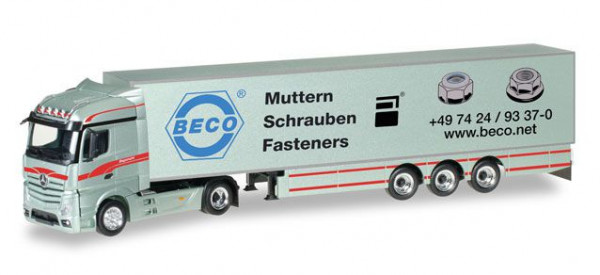 Herpa 307055 - MB Actros Streamspace Koffer-Sattelzug "Bagemühl"