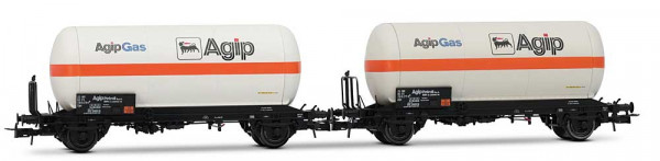 Rivarossi HR6620 - FS Set 2-teilig Gaskesselwagen Zgs Ep.4, "Agipgas"