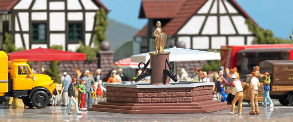 Busch 7728 - Mini-Welt Marktbrunnen Fertigmodell