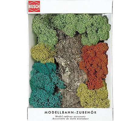Busch 7101 - Islandmoos Zierkork in verschiedenen Farben