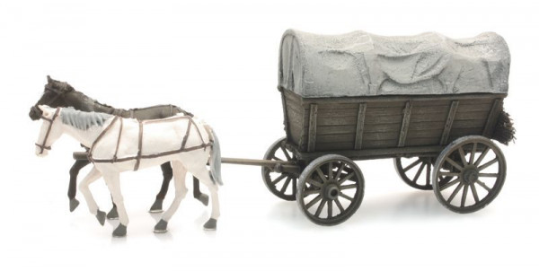 Artitec 387.285 - Planenwagen Fertigmodell aus Resin, lackiert