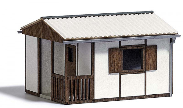 Busch 1393 - Gartenlaube 60 x 50 mm, 38 mm hoch, Bausatz