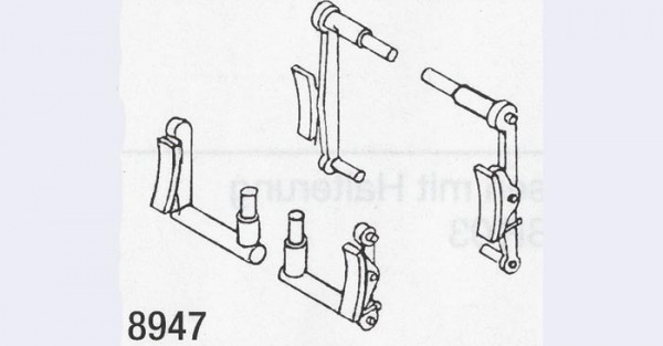 Weinert 8947 - Bremsen BR 93 4Paar