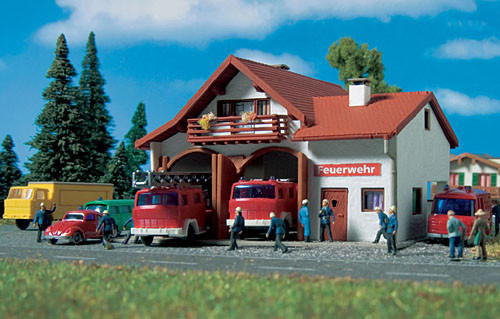 Vollmer 47785 - Feuerwehr N 112 100x90x60 mm Bausatz