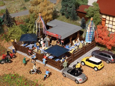 Vollmer 43784 - Biergarten Bausatz
