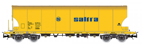 Electrotren HE6091 - RENFE, 4-achs. Getreidesilowagen „Saltra“, gelb mit blauem Logo