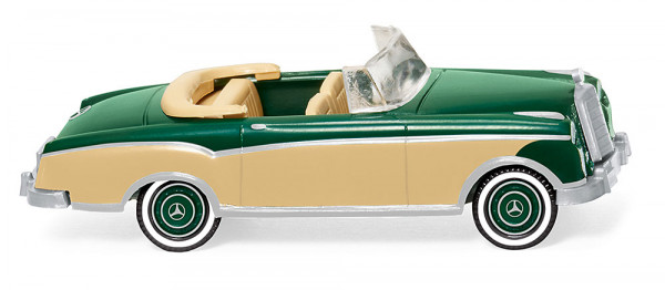 Wiking 014302 - MB 220 S Cabrio - moosgrün