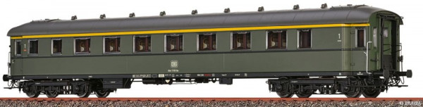 Brawa 46422 - DB Schnellzugwagen 1.Klasse A4üe-28/52 grün Ep.3-4 (Übergangsbeschriftung)
