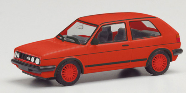 Herpa 420846-002 - VW Golf II Gti, rot