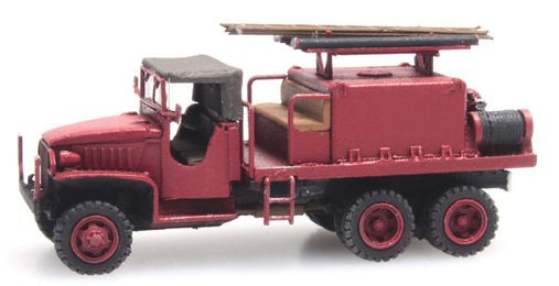 Artitec 316.069 - GMC 353 Feuerwehr Fertigmodell aus Resin, lackiert