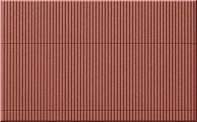 Auhagen 52430 - 1 Wellblechplatte rotbraun lose Strukturfläche 10 x 20 cm