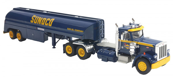 Brekina 86296 - Peterbilt 359 Tank-Sattel "SUNOCO"