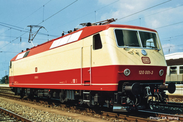 Fleischmann 7560059 - DB Ellok BR 120 Vorserie beige/rot Ep.4