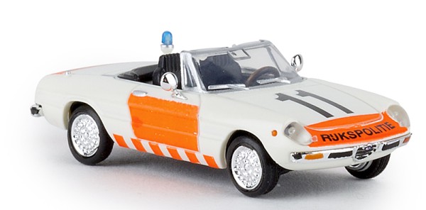 Brekina 29603 - Alfa Romeo Spider 2000 Fastback der "Rijkspolitie"