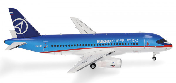 Herpa 572880 - Sukhoi Civil Aircraft Sukhoi Superjet 100