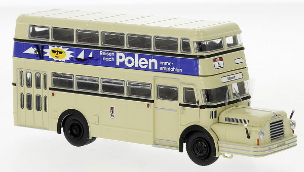 Brekina 61204 - IFA Do 56 Bus 1960, BVG - Reisen nach Polen,