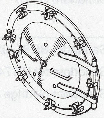 Weinert 8055 - Rauchkammertür BR 03, 41