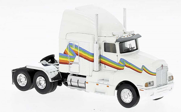 Brekina 85932 - Kenworth T 600 1984, Rainbow,