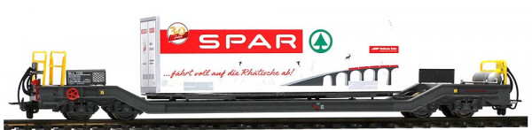 Bemo 2289118 - RhB Tragwagen Sb-v 7728 ´Spar Berge´ 125 A Ep.6