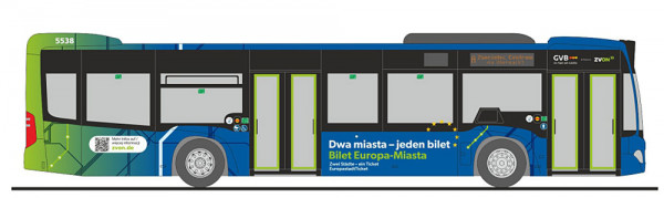 Rietze 69349 - Mercedes-Benz Citaro ´12 GVB Görlitz