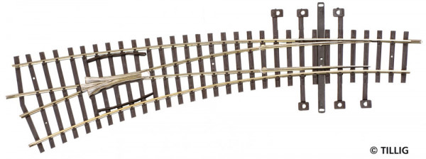 Tillig 82362 - Innenbogenweiche links 15°/30°