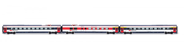 Lima HL4690 - SBB, 3-tlg. Zwischenset des ETR 610, 1. Serie, ICN-Farbgebung mit roten Türen