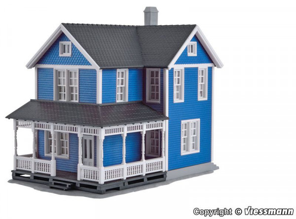 Kibri 38841 - Schwedenhaus, blau Bausatz