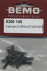 Bemo 5300145 - Kupplung für 3267 FO/MGB, 3271, 3275-3279 - 10 Stück