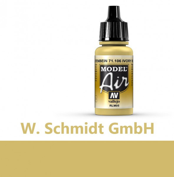 Vallejo 771106 - Model Air Gelbe Lasur, 17 ml