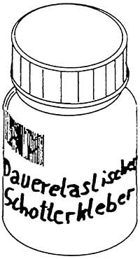 Weinert 23001 - Gleis Schotterkleber 500ml.