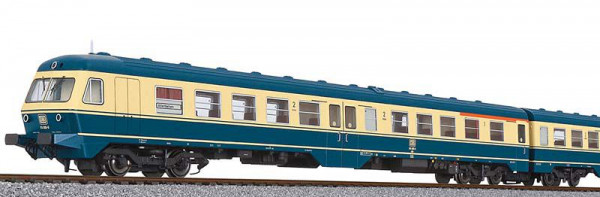 Liliput 133155 - DB Dieseltriebzug BR 614/914 oceanblau/beige 3-teilig Ep.4, AC-digital