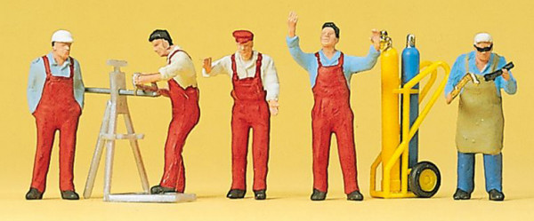 Preiser 10243 - Handwerker. Zubehör 6 teilig
