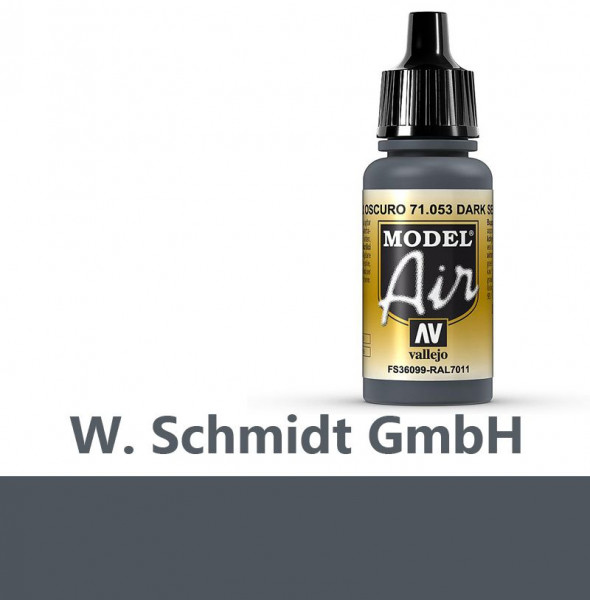 Vallejo 771053 - Model Air Seegrün, dunkel, 17 ml