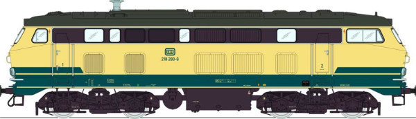 Lenz 40182-04 - DB Diesellok BR218 280-6, Ep.4 ozeanblau/beige