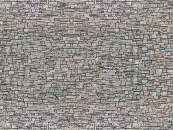 Noch 56940 - 3D-Kartonplatte “Bruchsteinmauer" 25 x 12,5 cm