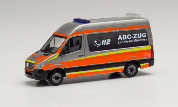 Herpa 096379 - Mercedes-Benz Sprinter `13 Bus HD "ABC-Zug Landkreis München"