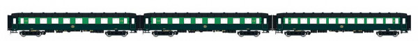 LSmodels 42107 - SNCB Set 3-teilig Reisezugwaen I2 Ep. 3a, A2B6+A2B6+C11